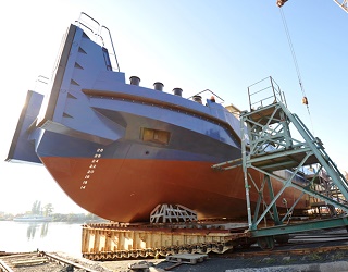 «НІБУЛОН» спустив на воду новий буксир проекту POSS-115